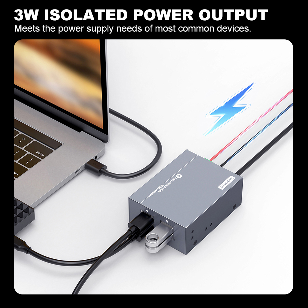 Sipolar Stock AT-4A20M3 Metal  - đánh giá và giá Usb Hub