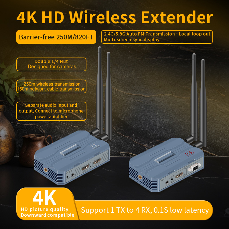 4K HDMI Wireless Extender 250m - đánh giá và giá Hdmi Cable
