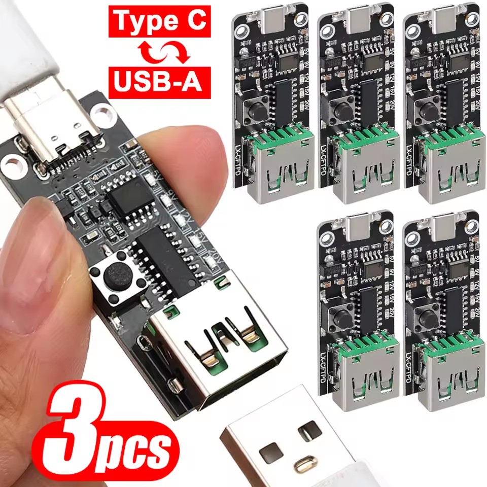 1-3PCS USB-C 5A PD Trigger Boa - đánh giá và giá Usb C Hub