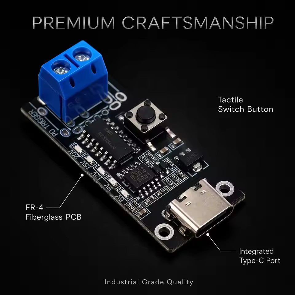 1-3PCS USB-C 5A PD Trigger Boa - đánh giá và giá Usb C Hub