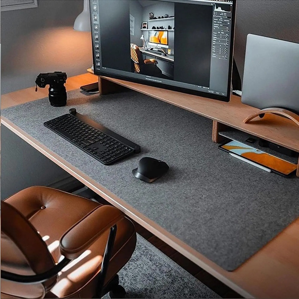 Felt Desk Mat Computer Mat for - đánh giá và giá Keyboard Cover