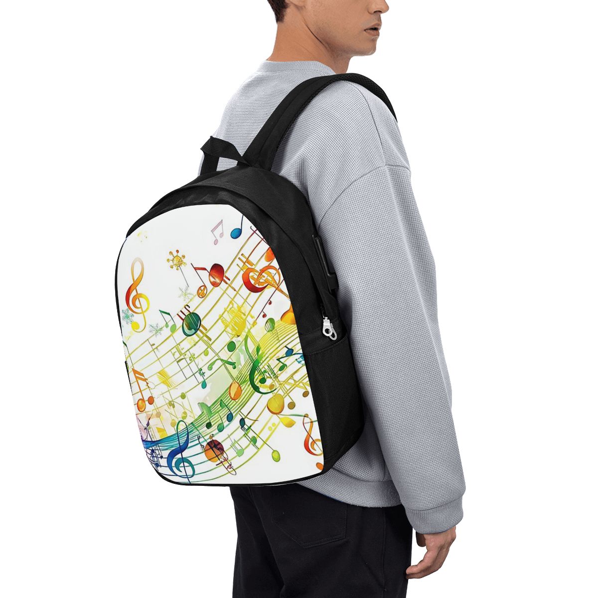 Abstract Piano Keys With Music - đánh giá và giá Laptop Bag