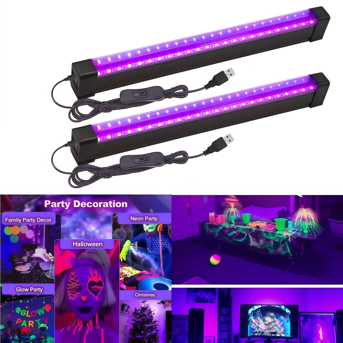 Black Light Tube 5W/10W USB Pl - đánh giá và giá Usb Hub