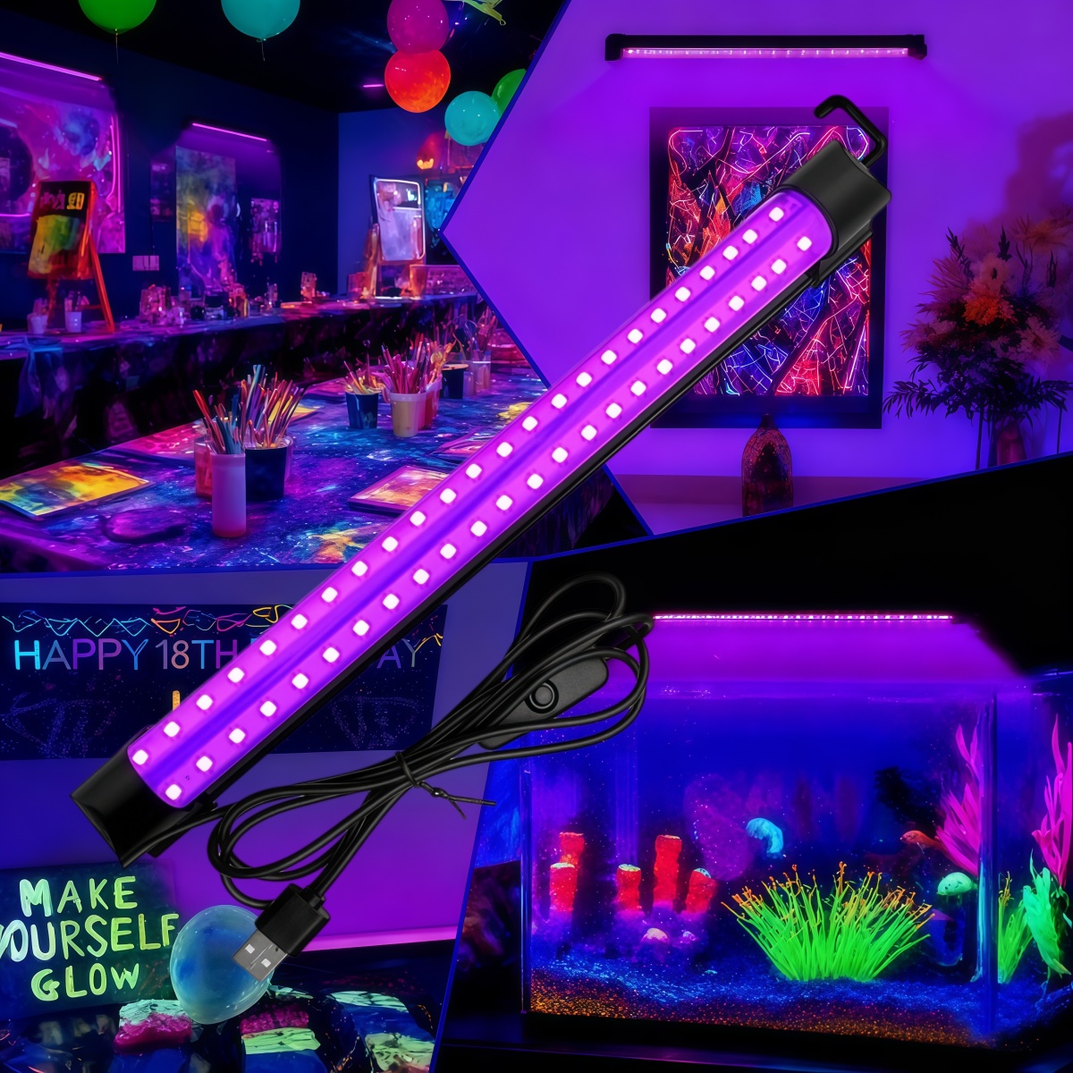 Black Light Tube 5W/10W USB Pl - đánh giá và giá Usb Hub