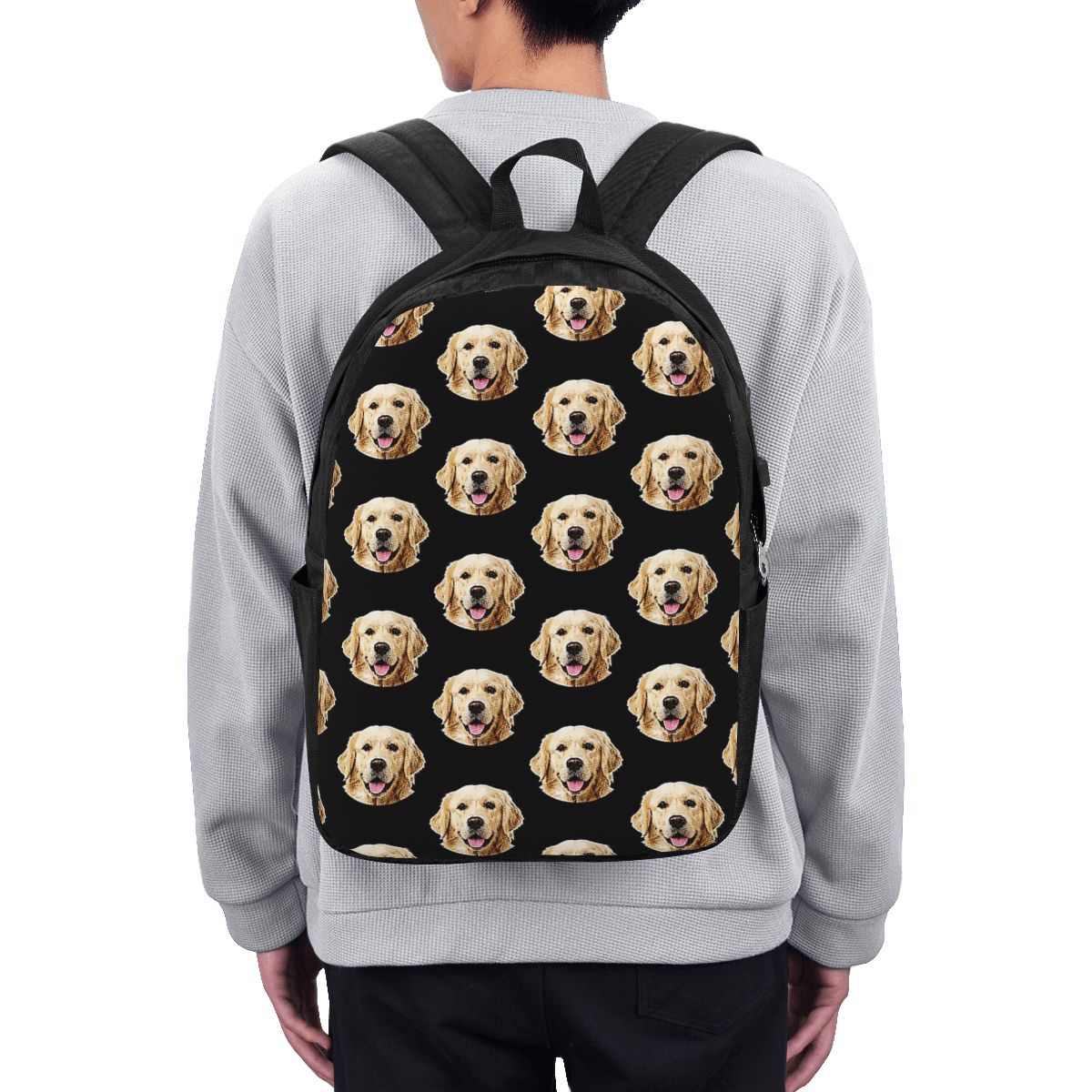 Funny Golden Retriever Face Po - đánh giá và giá Laptop Bag