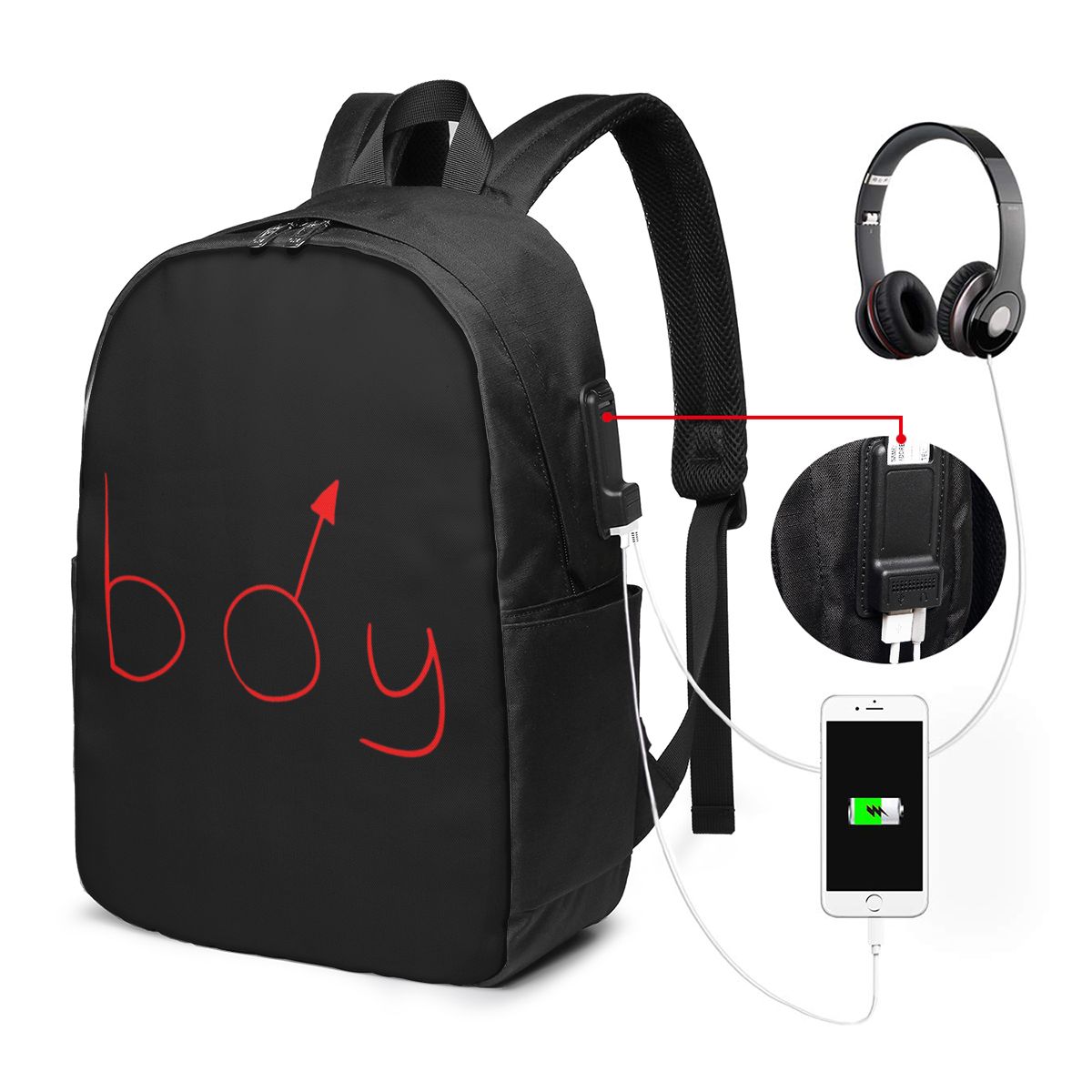 Boymoder Hat And Shirt Backpac - đánh giá và giá Laptop Bag