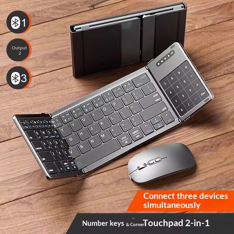 Mengzu Tri Fold Wireless Bluet - đánh giá và giá Laptop Mouse