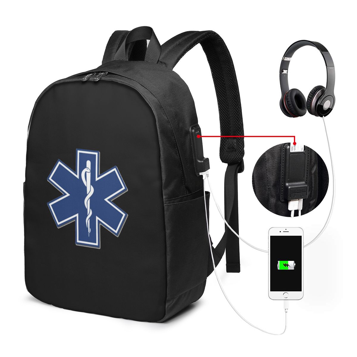 EMT Star Of Life Emergency Med - đánh giá và giá Laptop Bag